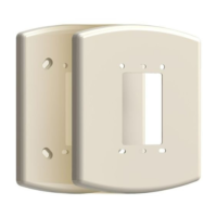 Wheelock Eaton ELTP-SG-W-W Eluxa single-gang wall trim plate, white