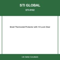 STI STI-9102 Small Thermostat Protector w/1/4 Lock - Clear