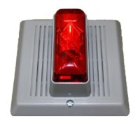 Edwards (869STRA-AQ) Bright, low current, high decibel, surface mount, combination electronic horn/strobes for indoor, flush mount use. strobe and horn may be operated independently.