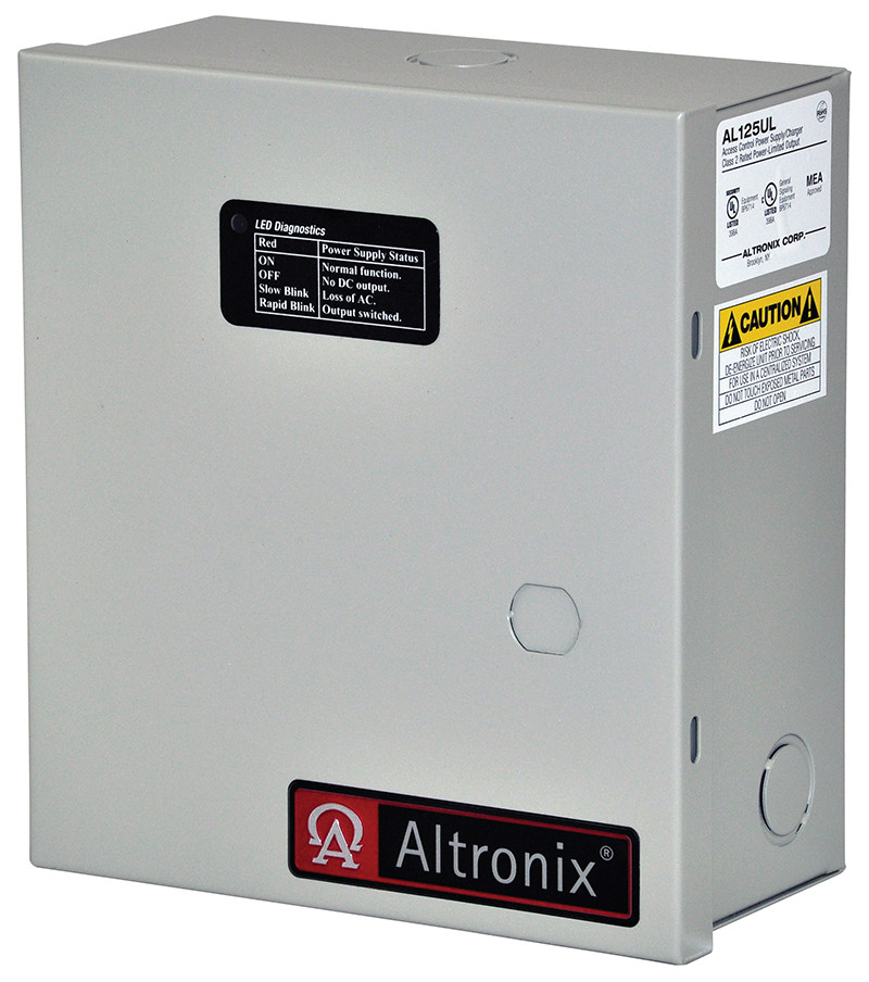 Altronix AL125UL, Altronix (AL125UL) 12/24vdc 1a ul p/s w/facp disc
