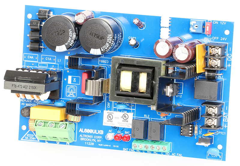 Altronix AL600ULXB, Altronix (AL600ULXB) 12/24 @ 6a integeral p/s brd