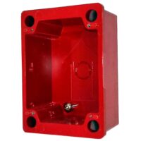 Mircom (BB-700WP) Series 700 weather proof surface mount backbox red