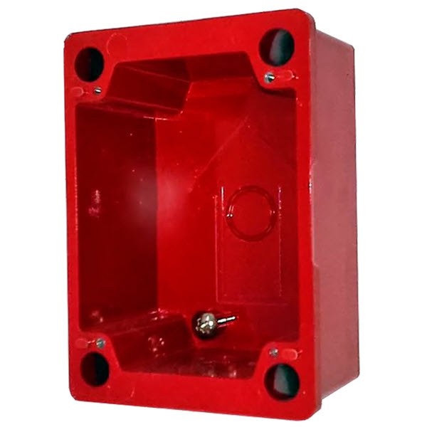 Mircom BB-700WP, Mircom (BB-700WP) Series 700 weather proof surface mount backbox red