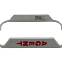 System Sensor (BZGW-AG) 4x2 wall white bezel kit with agent