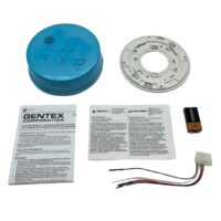Gentex (CO1209) Single/multiple station electrochemical carbon monoxide alarm, universal mount, temporal 4 audible signal