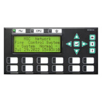 Mircom (DSPL-420DS) Main display module provides a 4 line by 20-character backlit lcd display,