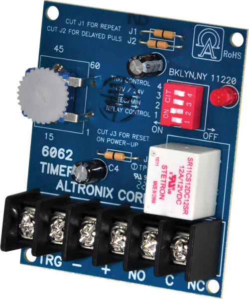 Altronix 6062, ALTRONIX (6062) Multi Function Timer 12/24Vdc