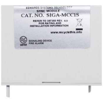 Kidde GSA-MCC1, KIDDE (GSA-MCC1) Single Input (Riser) Module – UIO Mount.