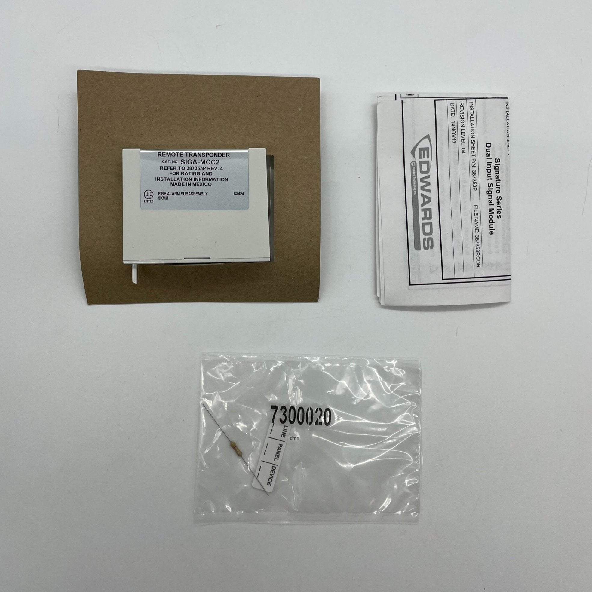 Kidde GSA-MCC2, KIDDE (GSA-MCC2) Dual Input (Riser) Module – UIO Mount.