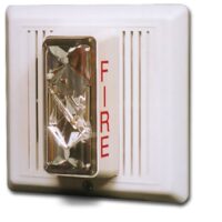 KIDDE (INT-8ATW) 110 cd Temporal Horn/Strobe - 24 Vdc, Wh