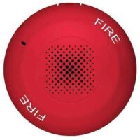 KIDDE COMMERCIAL (EGCARF) Ceiling Horn, Red, FIRE Marking. Room Si