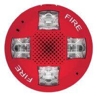 KIDDE COMMERCIAL (EGCSVRF) Clg Spkr/Strb,Red,Fire