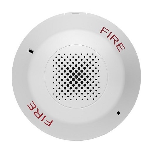 KIDDE COMMERCIAL EGCSWF, KIDDE COMMERCIAL (EGCSWF) Ceiling Speaker, White, FIRE Marking. R