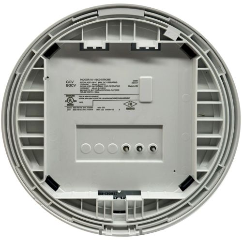 KIDDE COMMERCIAL EGCVHWN, KIDDE COMMERCIAL (EGCVHWN) Ceiling Strobe, 135-185cd, White, No Mar