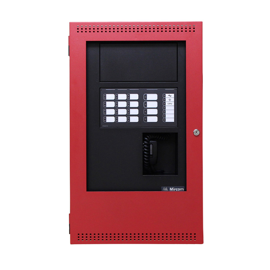 Mircom QX-MINI, MIRCOM (QX-MINI) Master Panel: Microphone, Main Display,