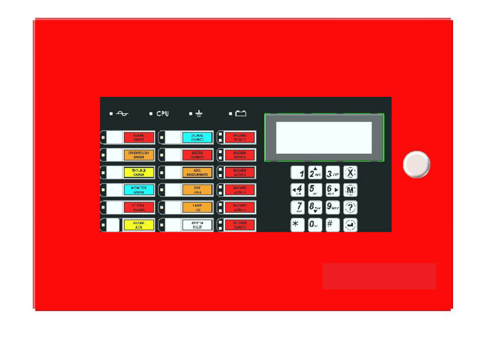 Mircom RAM-3500-LCD, MIRCOM (RAM-3500-LCD) MR-401 Remote LCD Annunciator c/w 4 x 20