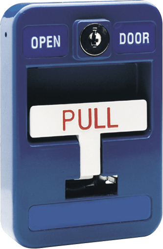 POTTER POTTER-RMS-1T-2, POTTER (RMS-1T) (1000600) BLUE MANUAL PULL STATION, SPST