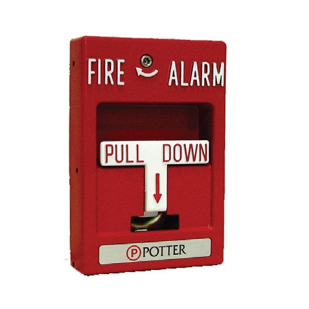 potter rms-2t pull station, POTTER (RMS-2T) PULL STATION DPST