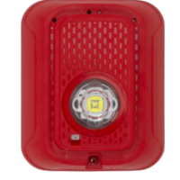 SYSTEM SENSOR (SRLED-P) Led Strobe; Wall; Red; Plain; 2-Wire