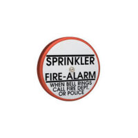 TYCO (52-630-1-001P) Water Motor Alarm, Red Finish Gong, Npt