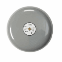 Kidde Commercial (439D-10AW) Fire Alarm Bell, 10" (250Mm), Vibrating, Diode, 24Vdc, Gray.