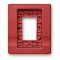 Kidde Commercial (EG1RT) Trim Plate For Wall Mt., Horn/Strobes, 1-Gang To 4 In. Box, Red
