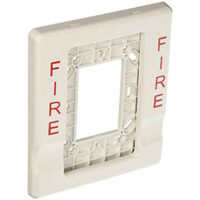 Kidde Commercial (EG1T-FIRE) Trim Plate For Wall Mt., Horn/Strobes, 1-Gang To 4" Box