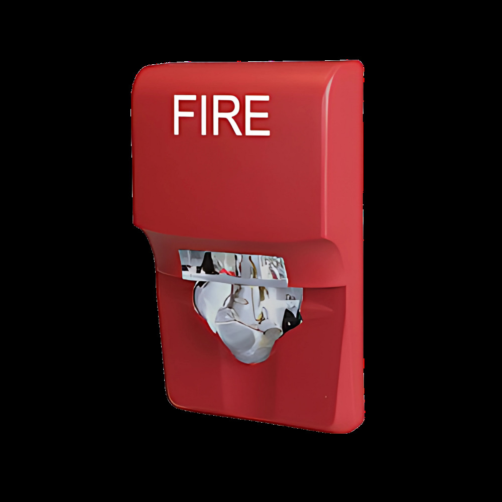 KIDDE COMMERCIAL EG1VRF, Kidde Commercial (EG1VRF) Compact Wall Strobe, 15-75Cd, Red, Fire Marking