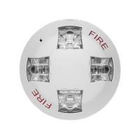 Kidde Commercial (EGCVWF) Ceiling Strobe, 15-115Cd, White, Fire Marking