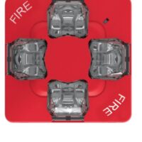 Kidde Commercial (EWGVMRF) Outdoor Strobe, 15-115Cd, Red, Fire Marking