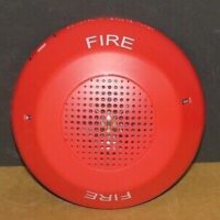 Edwards (GCSRF) Ceiling Speaker Red Fire Marking. Grsw Room Side Wiring Plate Required Ordered...