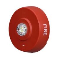 Siemens (SC-ST-CR-F) Strobe (Ceiling, Red, Fire)