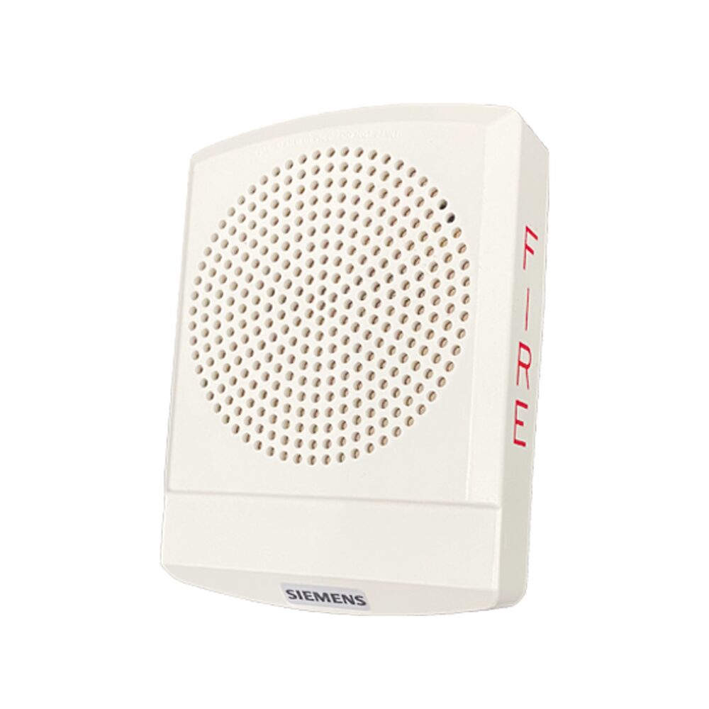 Siemens SLSPWW-F, Siemens (SLSPWW-F) White Wall Mount Horn Strobe Featuring Two (2) Audible Settings