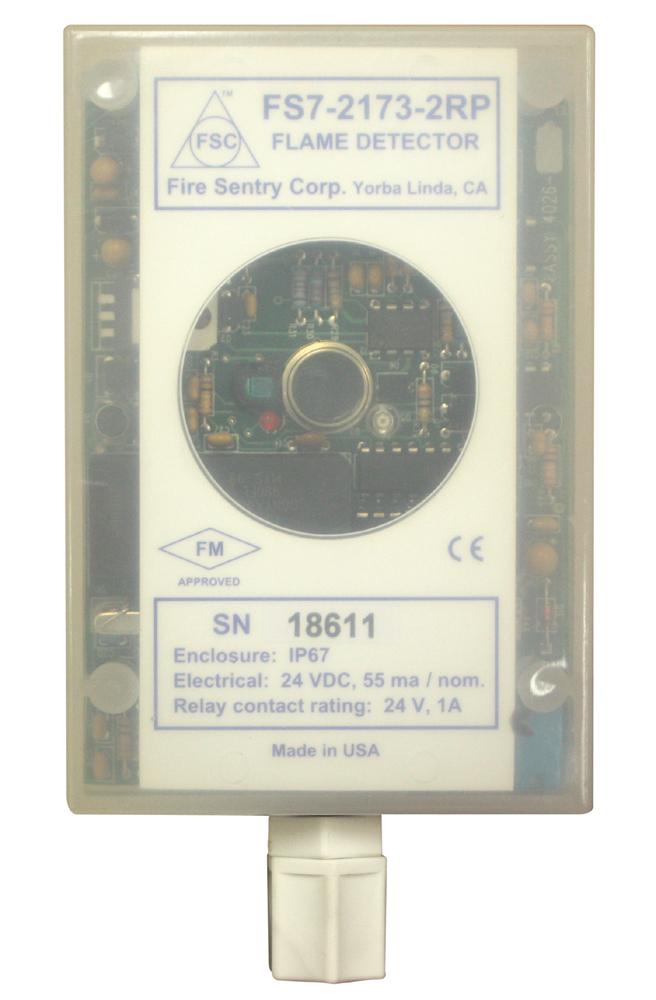 Honeywell FS7-2173-2RP, Honeywell (FS7-2173-2RP) Multi-Spectrum Fire And Flame Detector, Non-Latching Alert And Alarm Relay