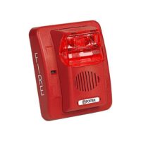 Potter (CHS-24RR) Wall Selectable Horn/Strobe, Red Lens, Red