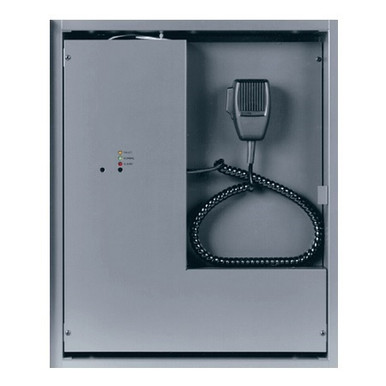 Potter Electric Signal EVAX-25/4Z, Potter (EVAX-25/4Z) 25 Watt Voice Panel W/ 4 Speaker Circuits, Charcoal Cabinet