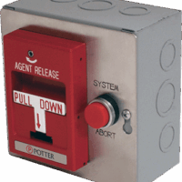Potter (MAS-R) Manual Release/Abort Station Red Pull