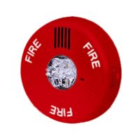 Potter (PE-STRC) (4871004) Strobe, Led, Ceiling, Red, Fire, Clear Lens, 15/30/75/110/150/177 Cd