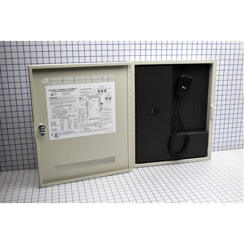 KIDDE COMMERCIAL ANS25MDG2, Kidde Commercial (ANS25MDG2) Audio Notify Panel,25W,Gray
