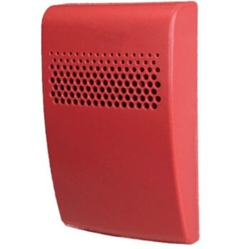KIDDE COMMERCIAL EG1ARN, Kidde Commercial (EG1ARN) Compact Wall Horn, Red, No Marking