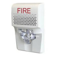 Kidde Commercial (EG1AVWF) Compact Wall Horn/Strobe, 15-75Cd, White, Fire Marking