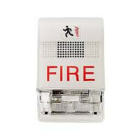 Kidde Commercial (EG1F-CVM) Chime/Strobe, Wall Mt., 15-95 Cd, Marked "Fire", 24Vdc, White