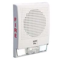 Kidde Commercial (EG4LFVWF) Wall Horn/Strobe, 15-110Cd, Low Frequency, White, Fire Marking