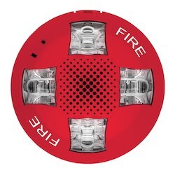 KIDDE COMMERCIAL EGCAVRF, Kidde Commercial (EGCAVRF) Kidde Ceiling Horn/Strobe, 15-115Cd, Red, Fire Marking