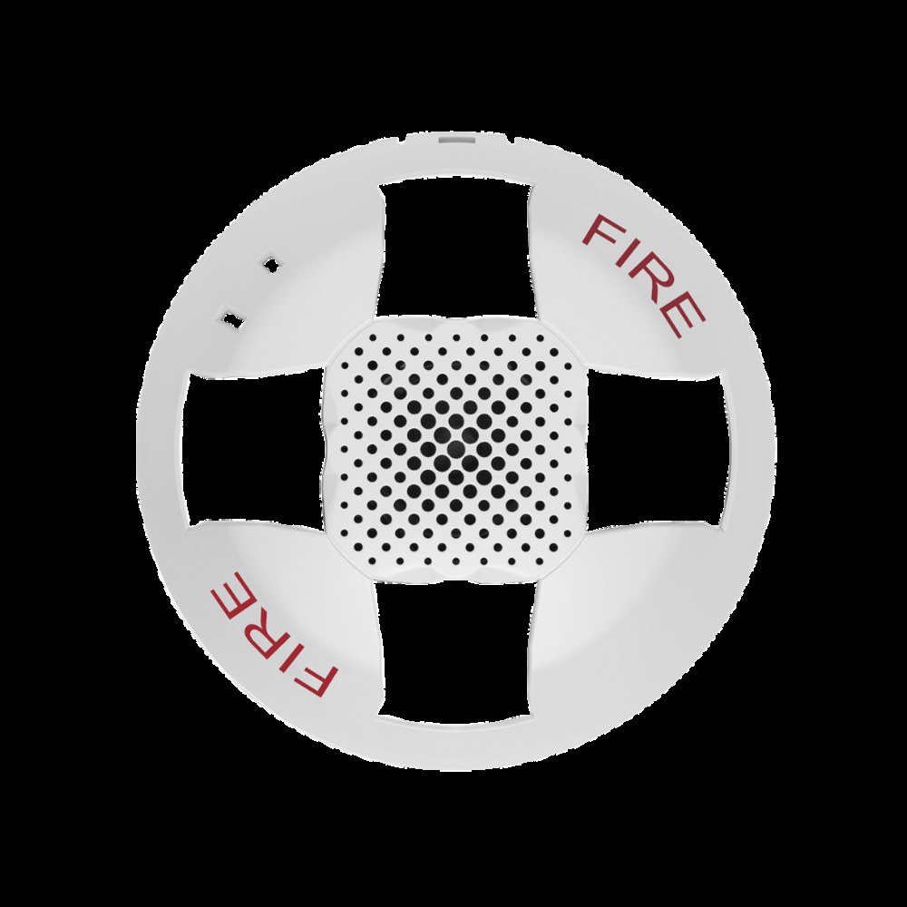 KIDDE COMMERCIAL EGCAVWF-CVR, Kidde Commercial (EGCAVWF-CVR) Ceiling Cover, White, Fire Marking, Audio/Visual