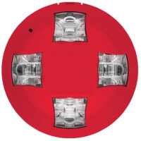 Kidde Commercial (EGCVHRN) Ceiling Strobe, 135-185Cd, Red, No Marking