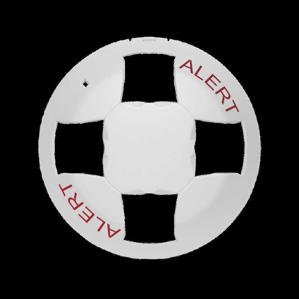 KIDDE COMMERCIAL EGCVWA-CVR, Kidde Commercial (EGCVWA-CVR) Ceiling Cover White Alert Marking Visual