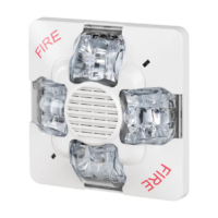 Kidde Commercial (EWGSVMWF) Outdoor Speaker/Strobe, 15-115Cd, White, Fire Marking