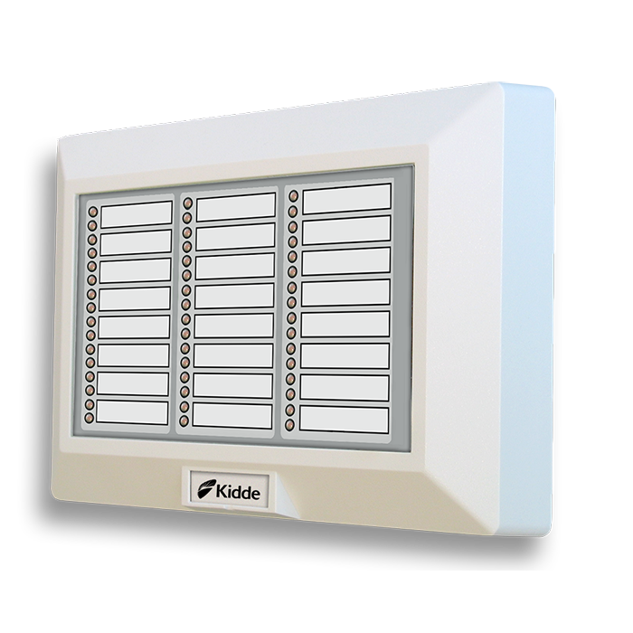 KIDDE COMMERCIAL K-RLED24, Kidde Commercial (K-RLED24) 24-Pair Led Zone Expander With Expander Cable And Zone Card Insert.