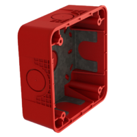 Secutron (BB-400R) Red Surface Mount Back Box